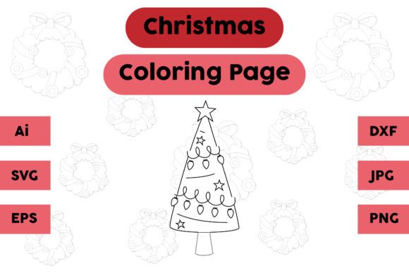 A Classic Christmas Tree Graphic for Crafters & Small Businesses