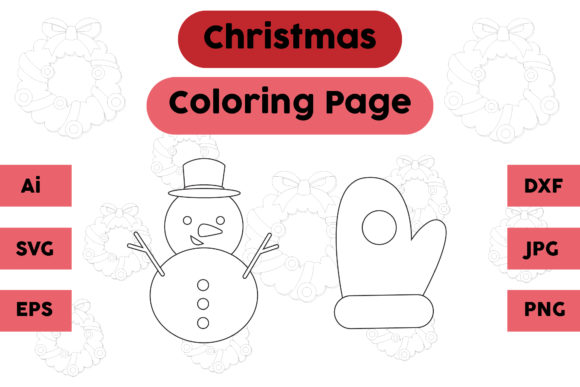 A Cozy Winter Asset for Graphics and Coloring Projects