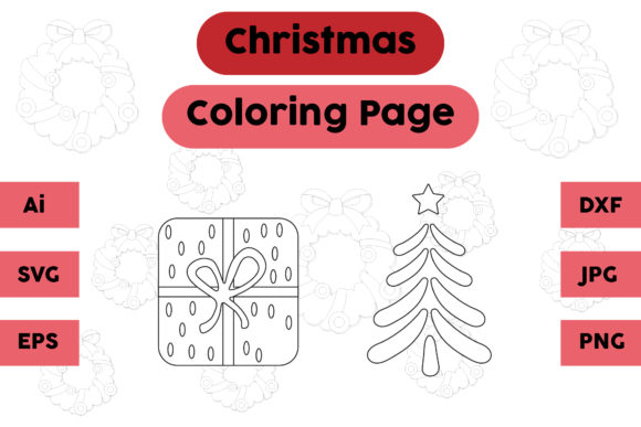 A Crafter's Review of Christmas Gift Tree Graphics & Coloring Pages