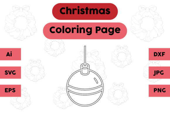 A Designer's Review of Christmas Coloring Page – Lamp 01 Graphics