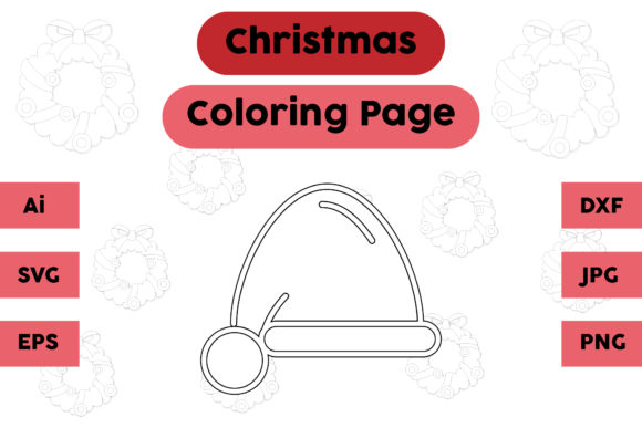 A Festive Hat Graphic for Content & Coloring Pages