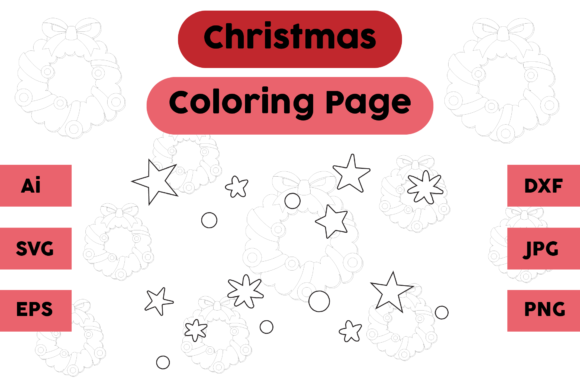 A Graphic Designer's Review of the Christmas Coloring Page - Decoration 21