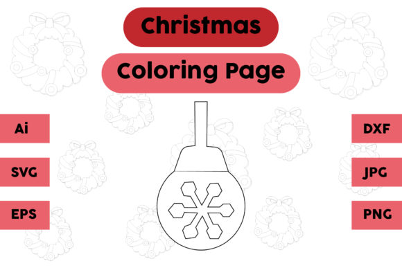 A Graphic Designer’s Review: Christmas Coloring Page Decoration 03 for Crafters