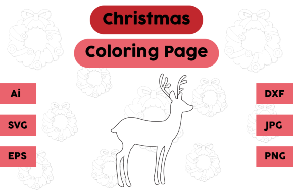 A Holiday-Ready Design Asset for Graphics and Coloring Pages