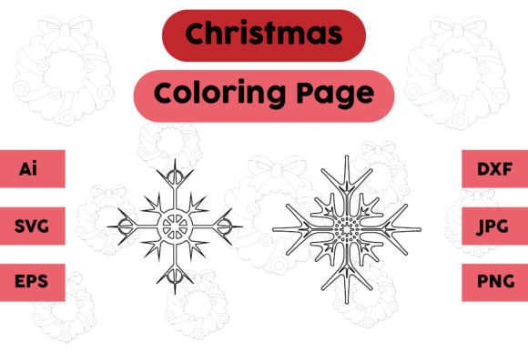 A Practical Review: Christmas Coloring Page Snow Ice Set