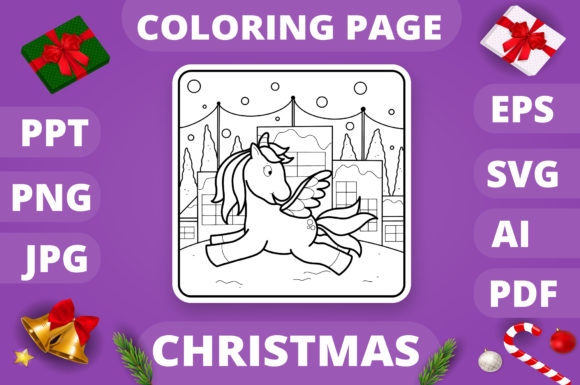 Christmas Coloring Page: A Brand Designer’s Graphics Review