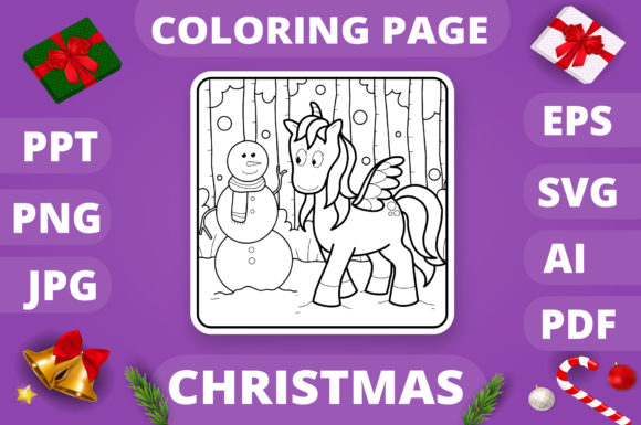 Christmas Coloring Page for Kids 28 V4: A Designer's Review