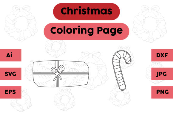Crafting Review: Christmas Gift Candy Graphics for Coloring Pages
