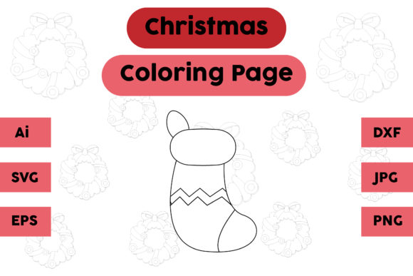 Practical Review of the Christmas Coloring Page Socks Graphic