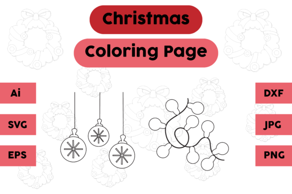 Reviewing the Christmas Coloring Page Lamp Set Graphics for Crafting